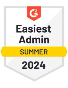 G2 Summer 2024 Easiest Admin Summer