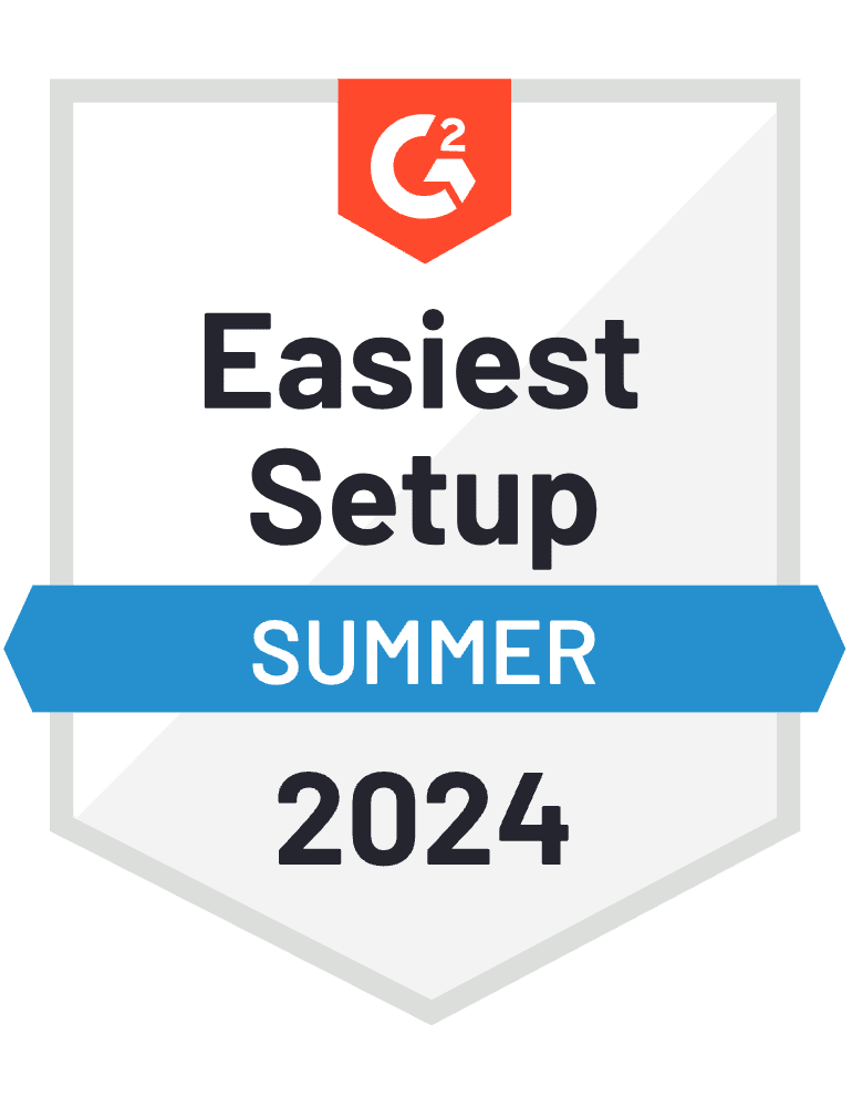 G2 2024 Summer Easiest Setup