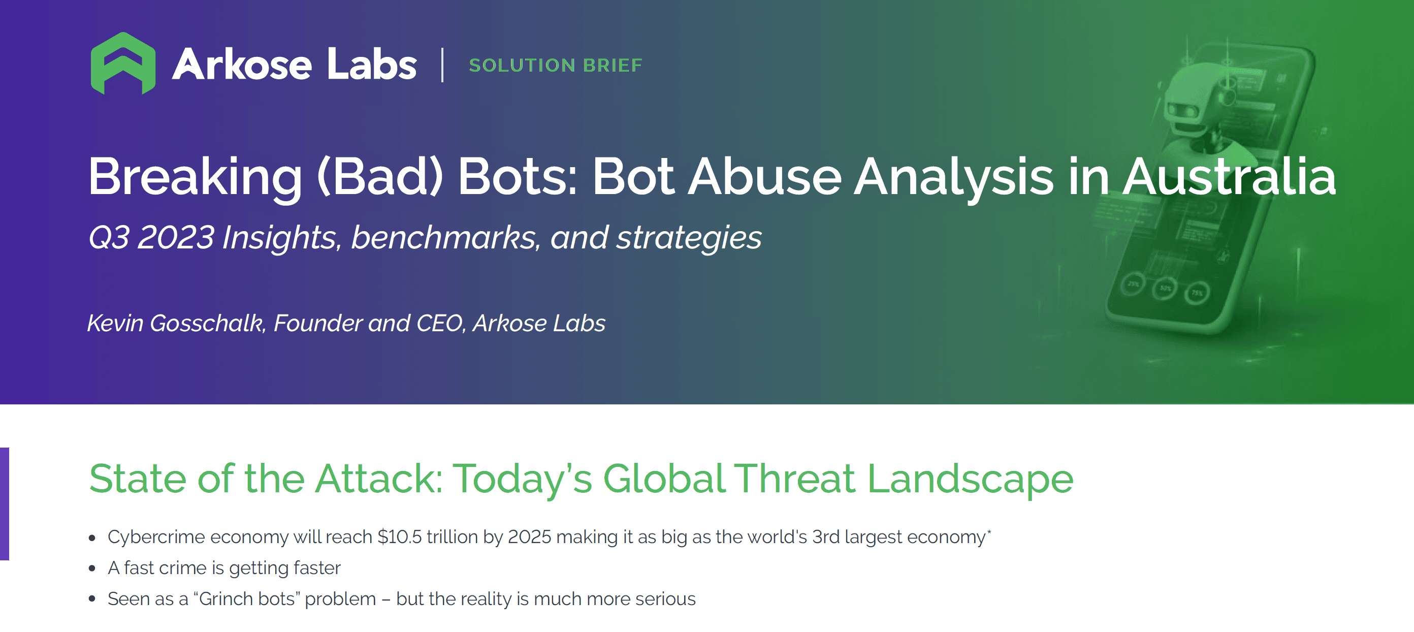 Breaking Bad Bots Bot Abuse Analysis for Australia