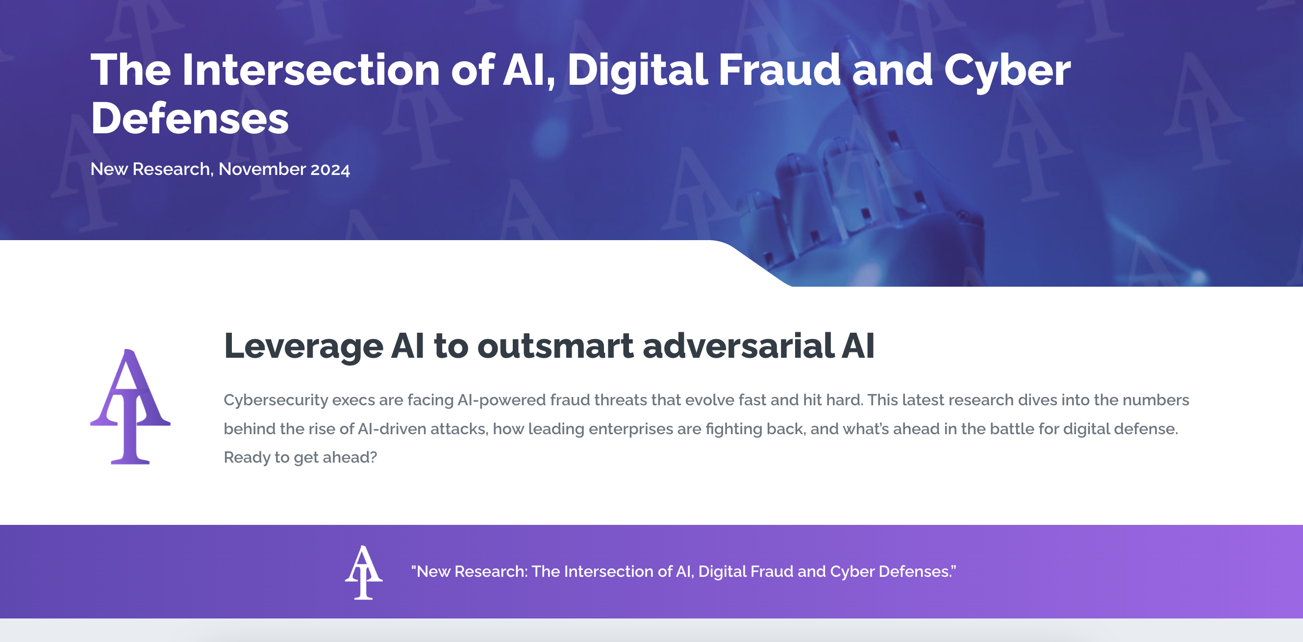 The Intersection of AI, Digital Fraud and Cyber Defenses